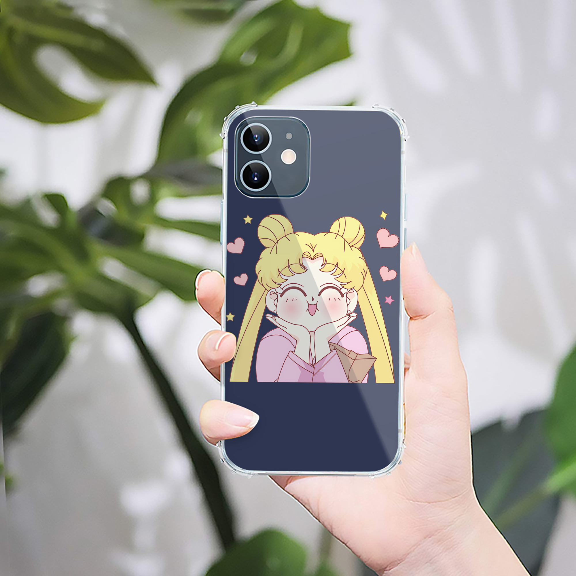 （画像用） 美少女戦士セーラームーン 愛野 美奈子 あいの みなこ Sailor Moon Aino Minako 【iPhone 12シリーズ対応】透明スマホケース（クリアソフトケース）